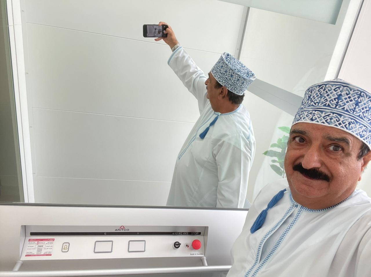 Mr Habib in his Aritco 6000
