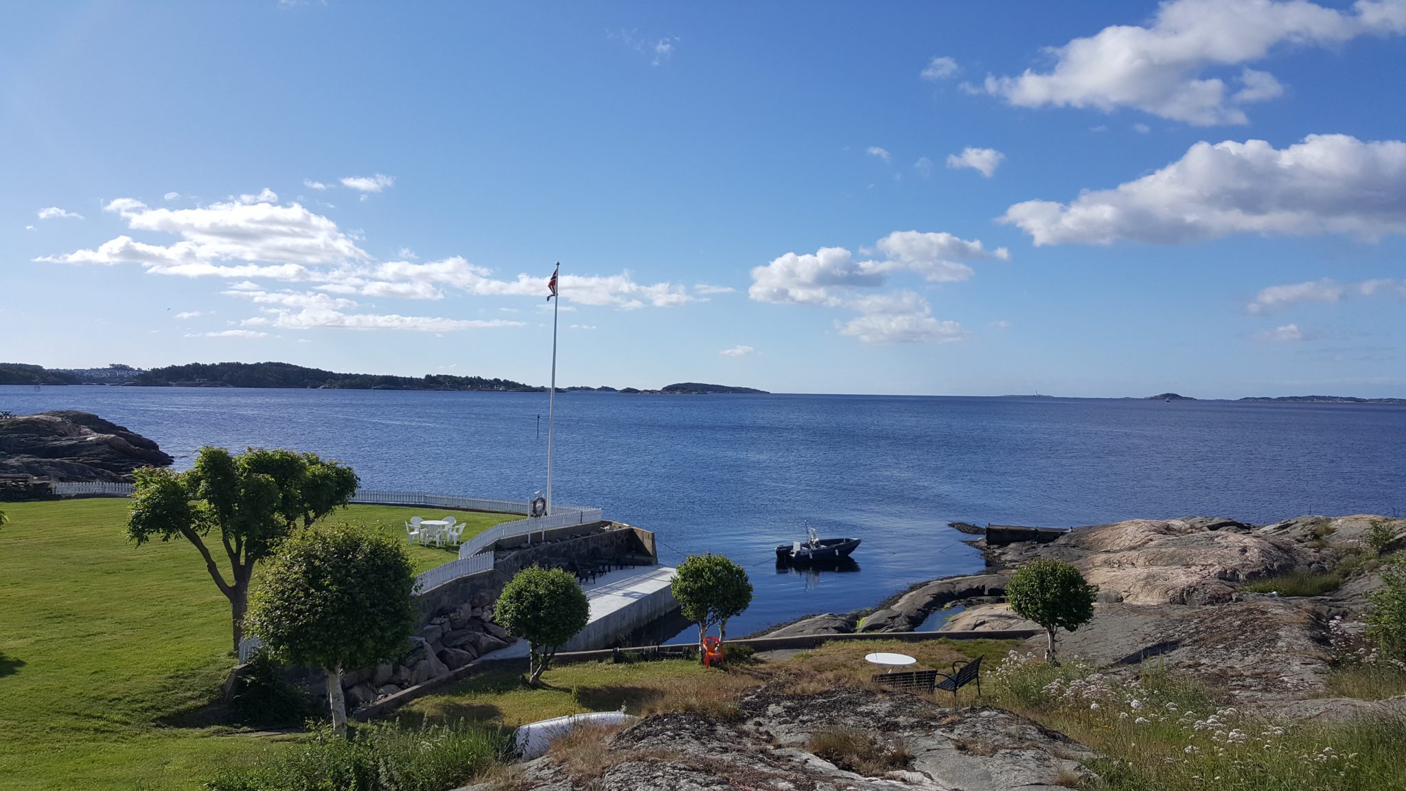 View from a house in Kristiansand, Norway