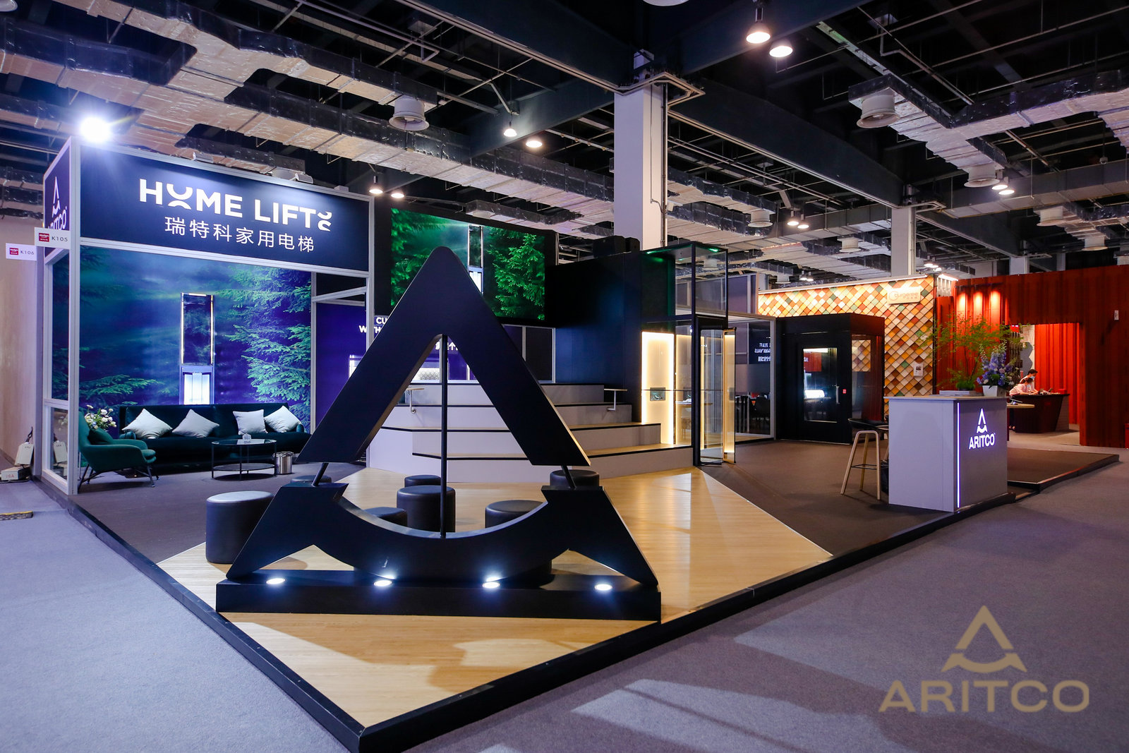 Aritco counter at the fair Design Shanghai 2021