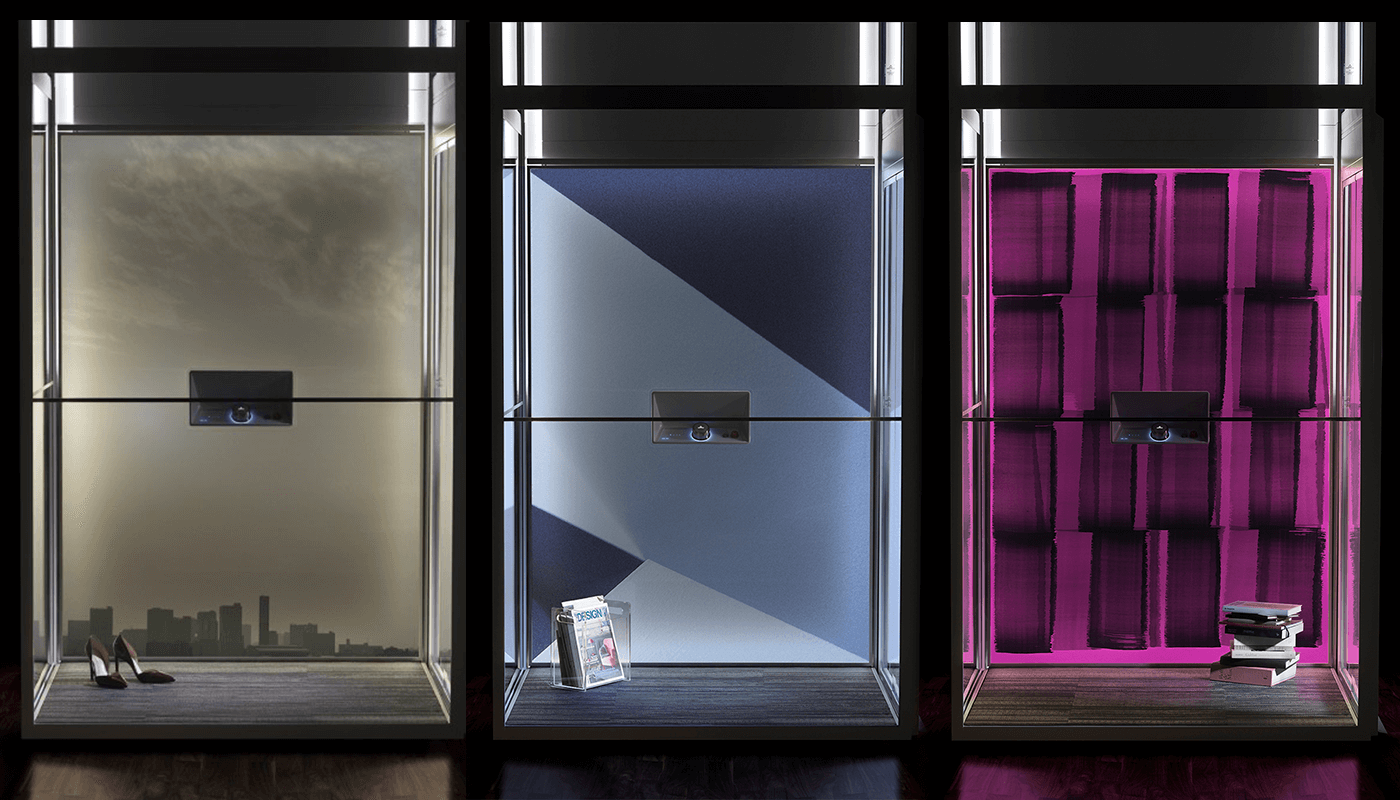 Have your home elevator become a piece of art with the Aritco Design Walls