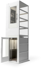Aritco 9000 är en hiss anpassad för offentliga miljöer