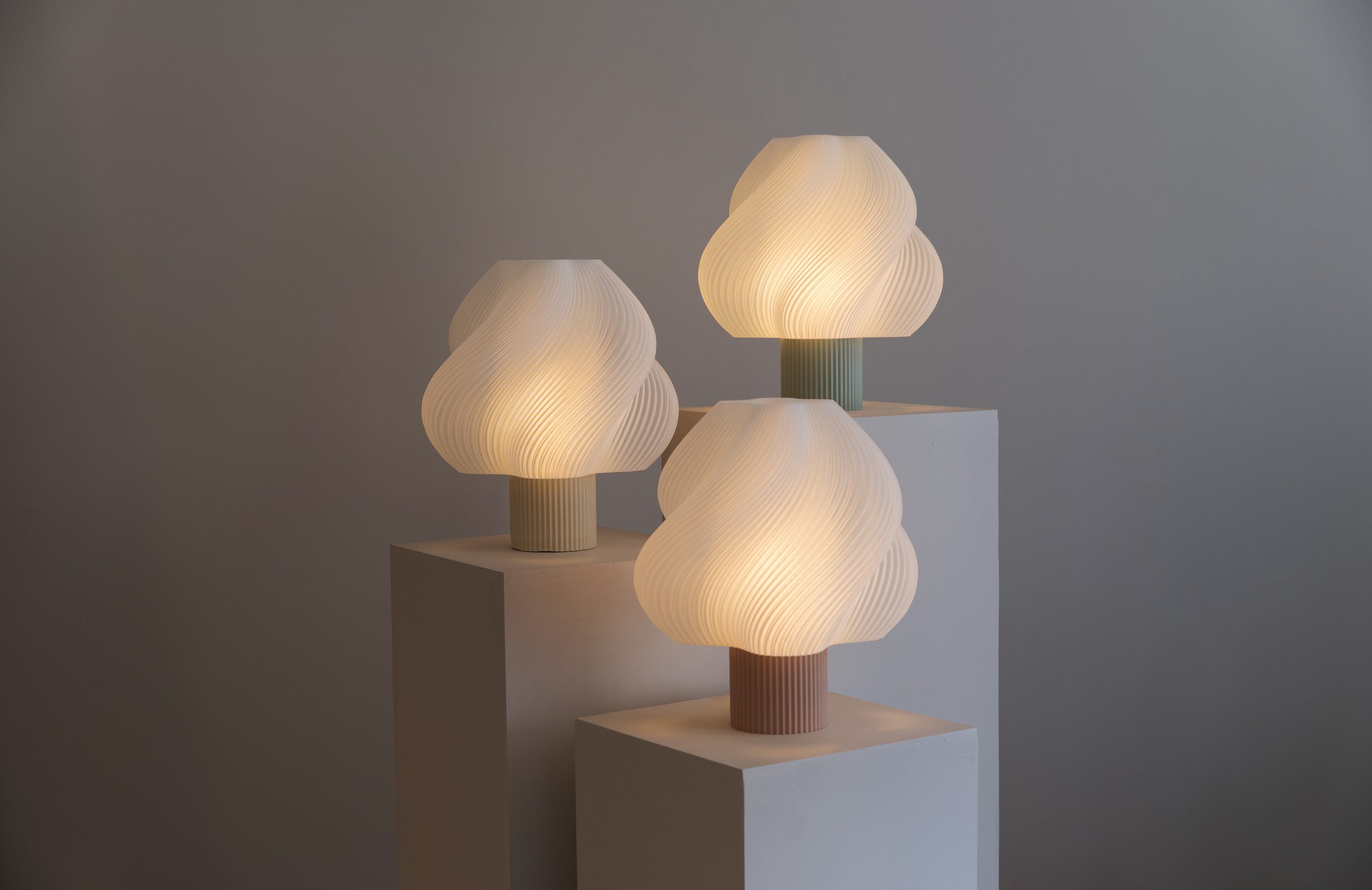 Soft Serve table lamp by Crème Atelier