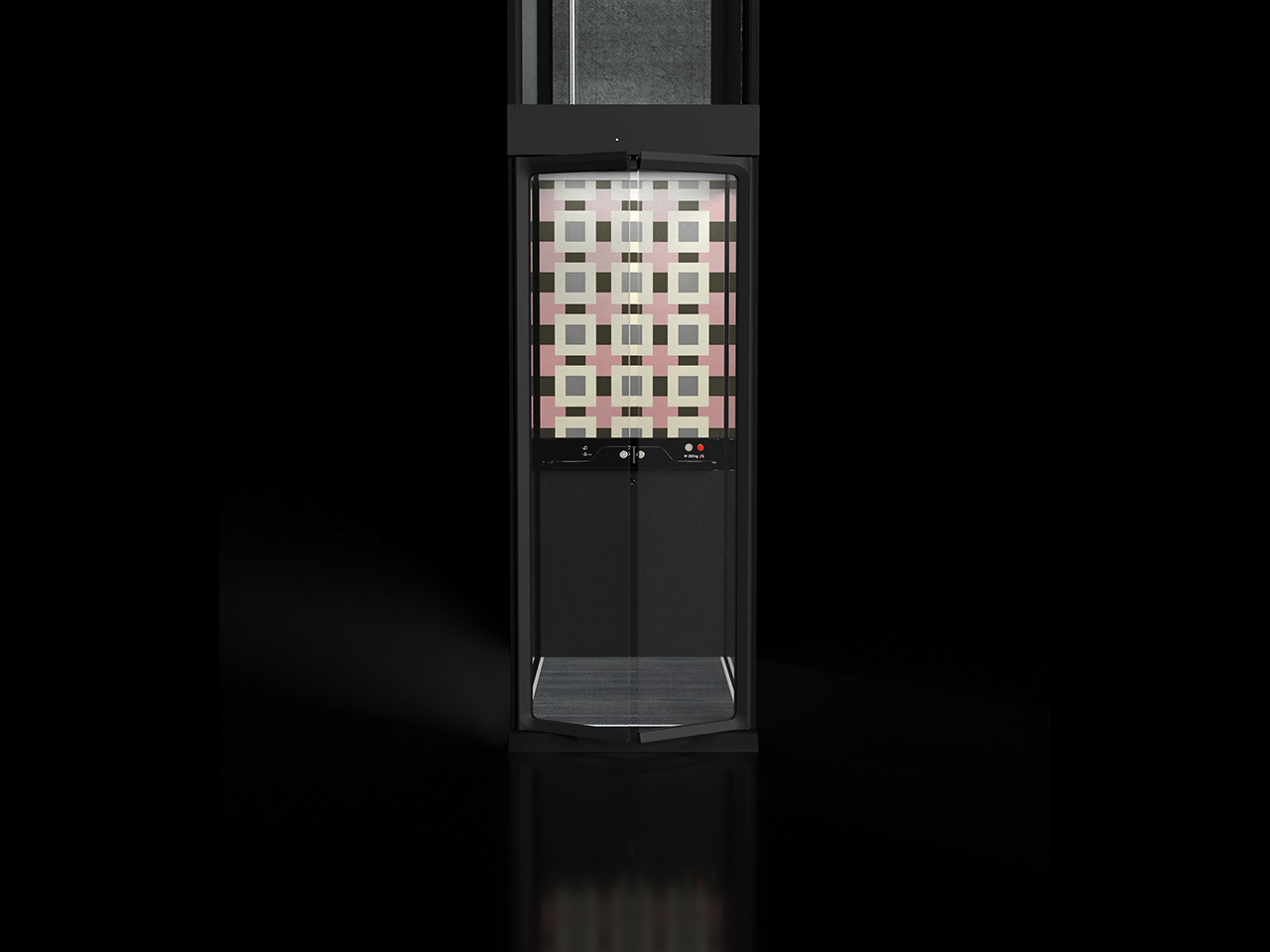 Aritco HomeLift Compact with DesignWall Geometric Pink