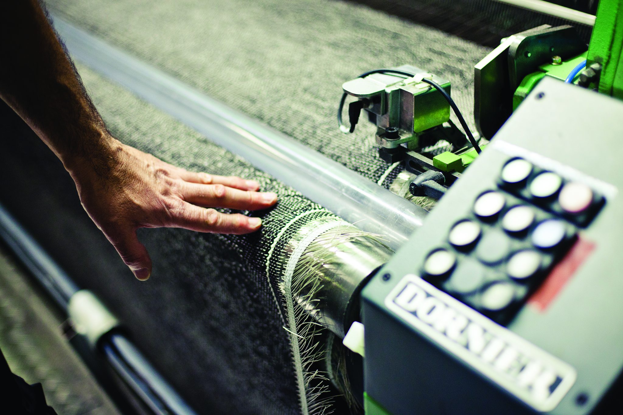 Bolon carpets in the making