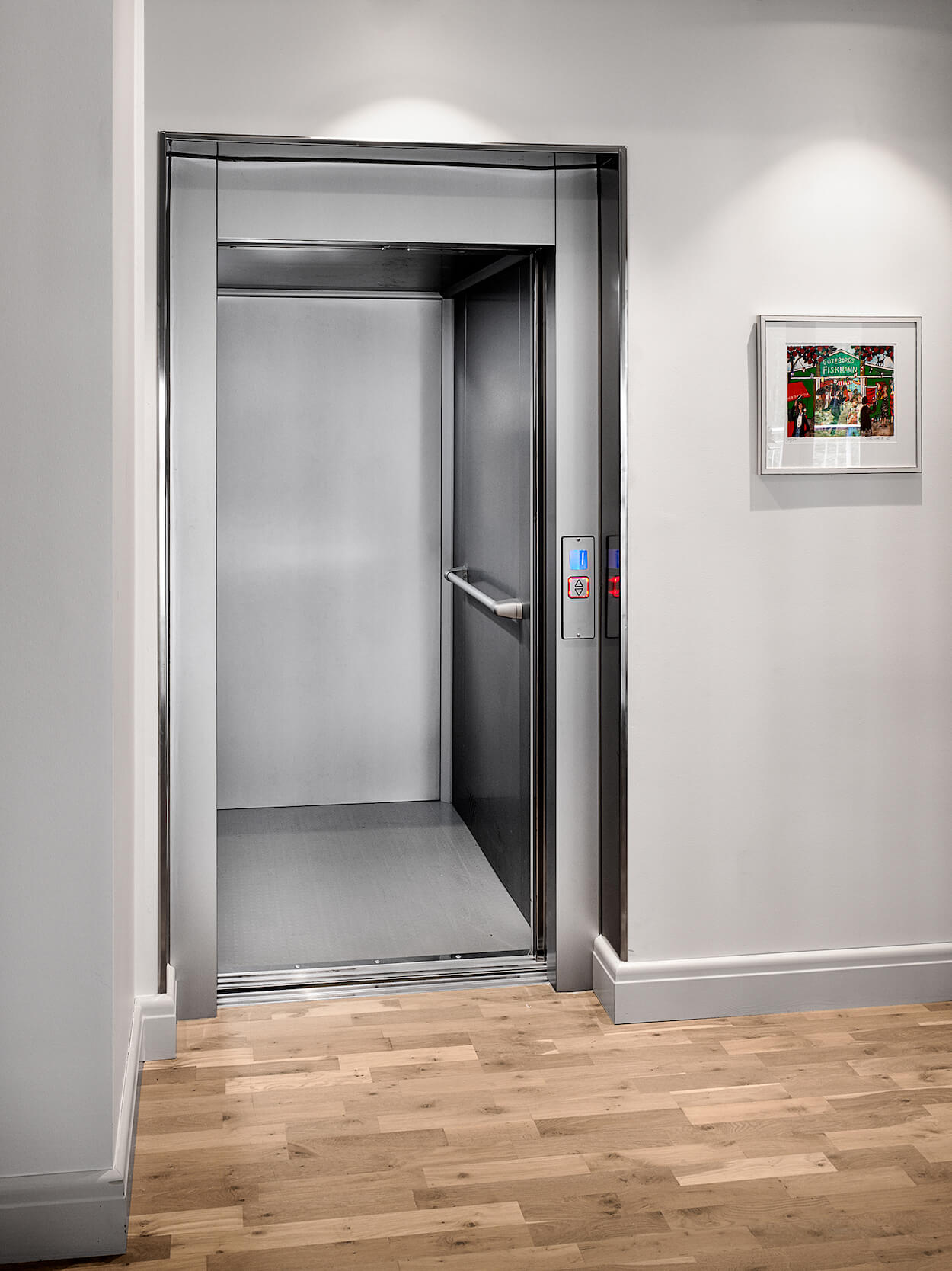 The commercial elevator and lift Aritco PublicLift Cabin