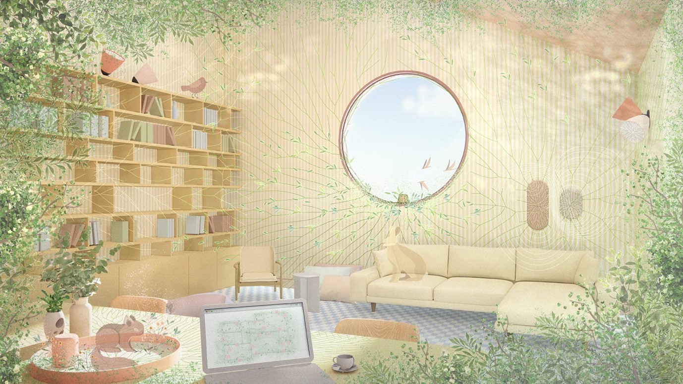 The HomeForest digital toolkit recreates forest bathing. Photo credit: HomeForest