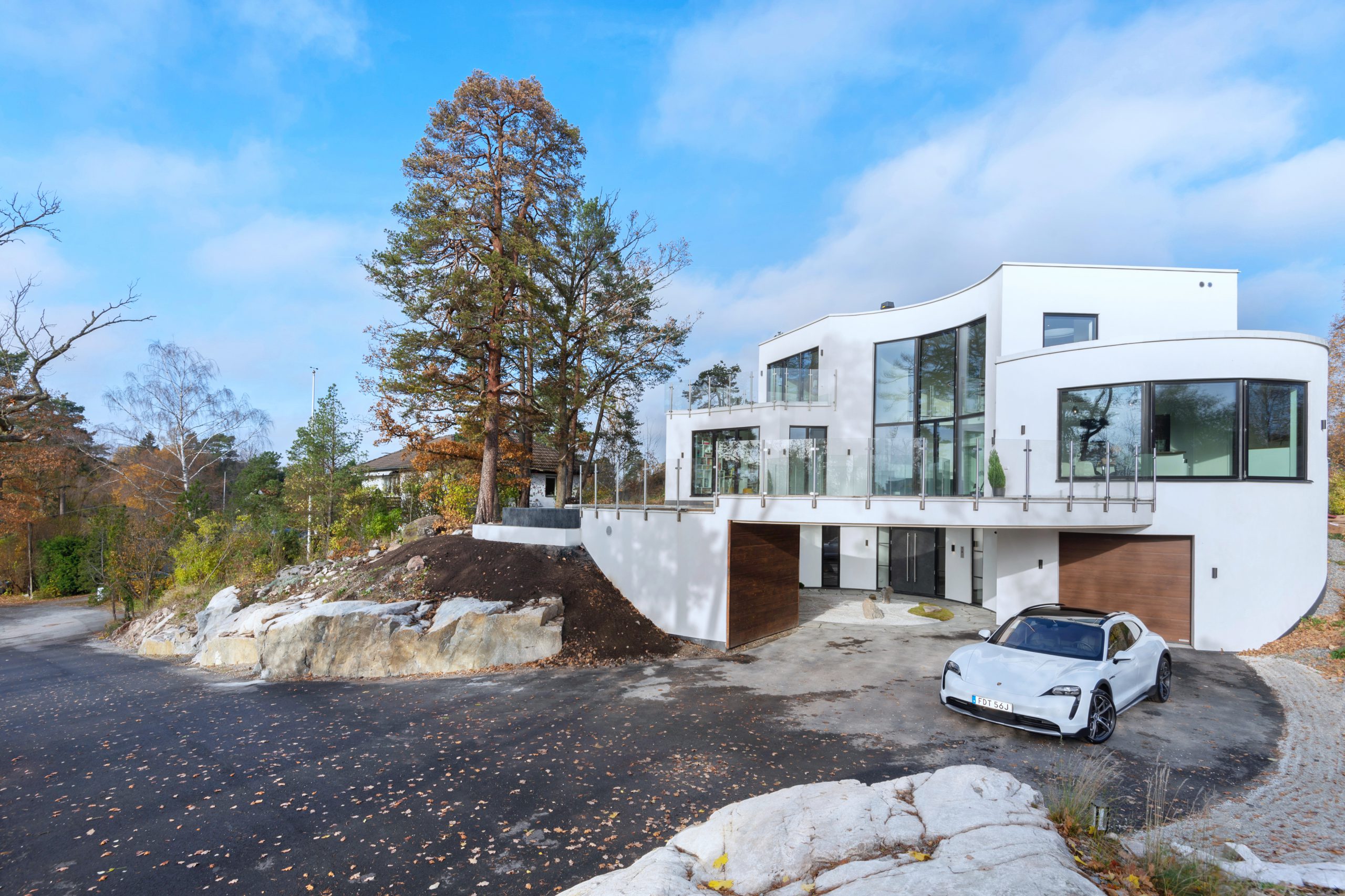 A white villa 