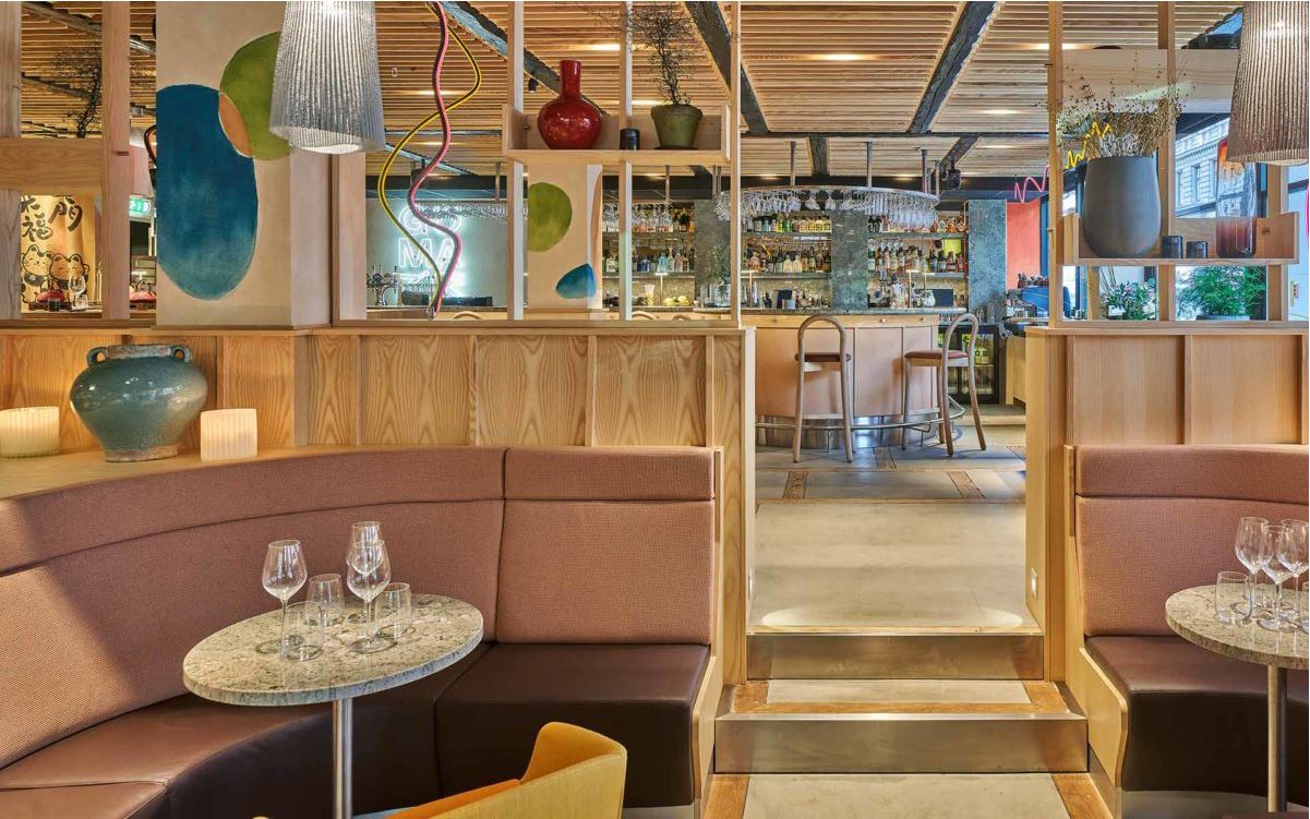 Restaurant Goma, Stockholm. Architect Thomas Sandell Restaurang Goma, Stockholm