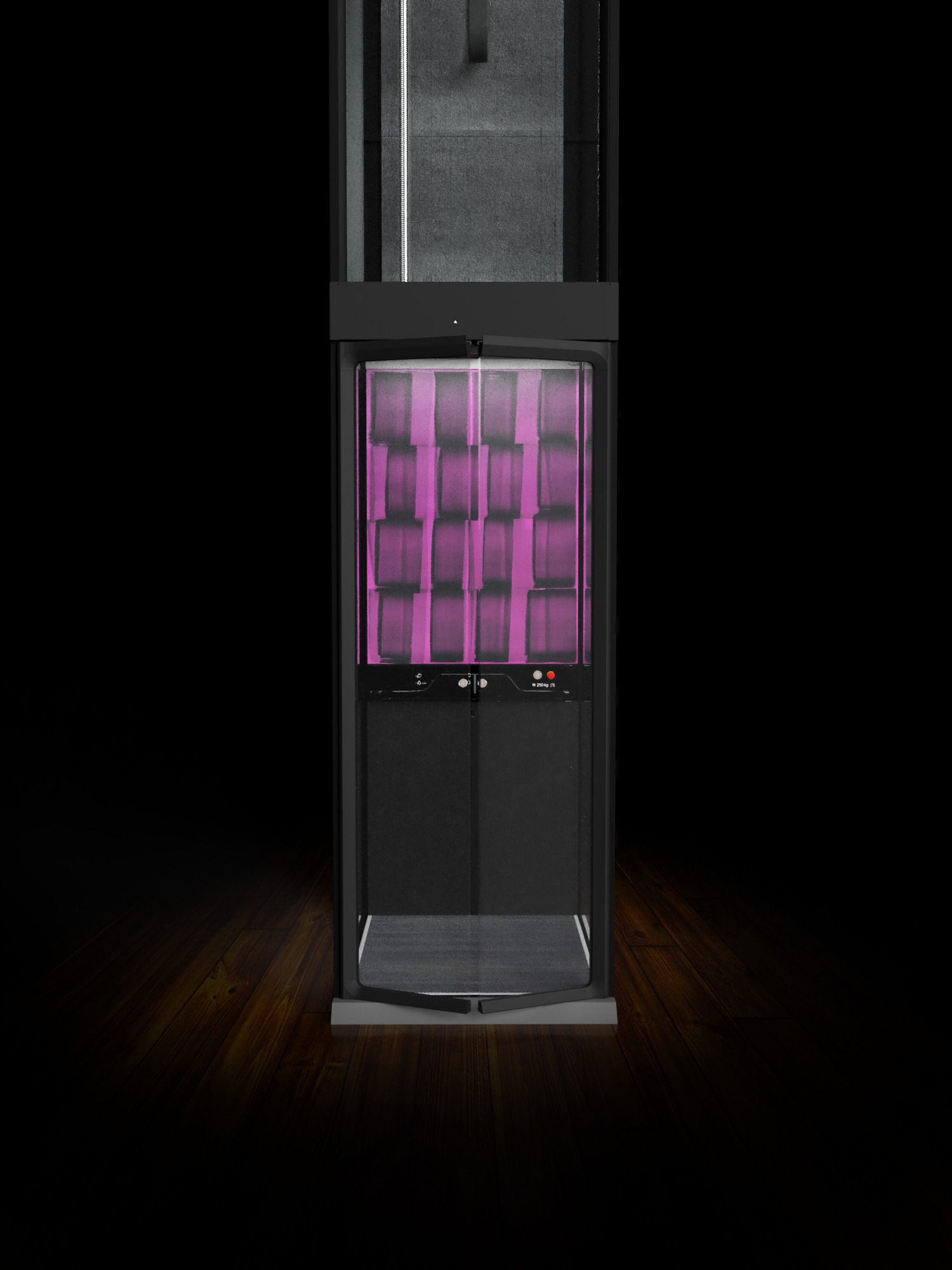 Pink Aritco HomeLift Compact DesignWall Pink