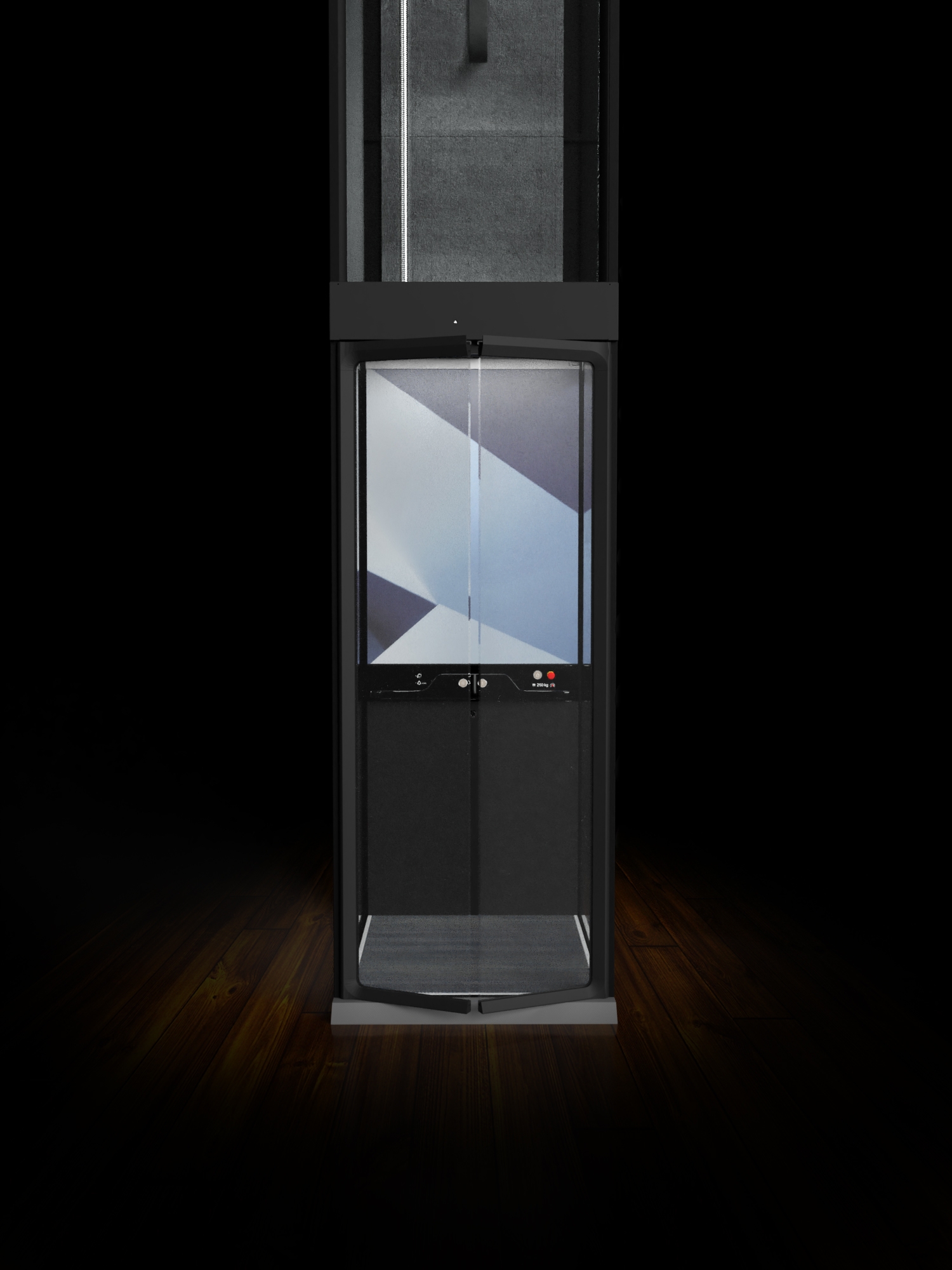 Structure Aritco HomeLift Compact DesignWall Structure